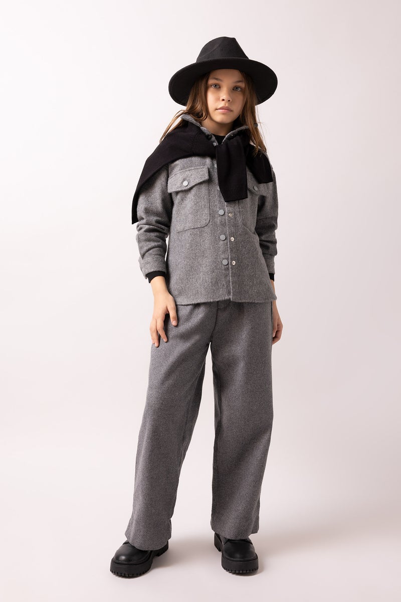 ديفاكتو بنطلون بناتي وايد ليج - Image 2