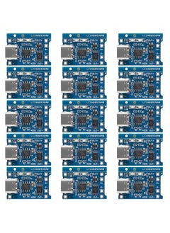 15 Pieces S 5V 1A Tp4056 Charging Module Type C Usb 18650 Lithium Battery Charger Board With Protection Type C Usb