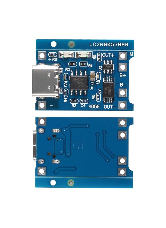 Atnsinc - 15 Pieces S 5V 1A Tp4056 Charging Module Type C Usb 18650 Lithium Battery Charger Board With Protection Type C Usb - Image 1