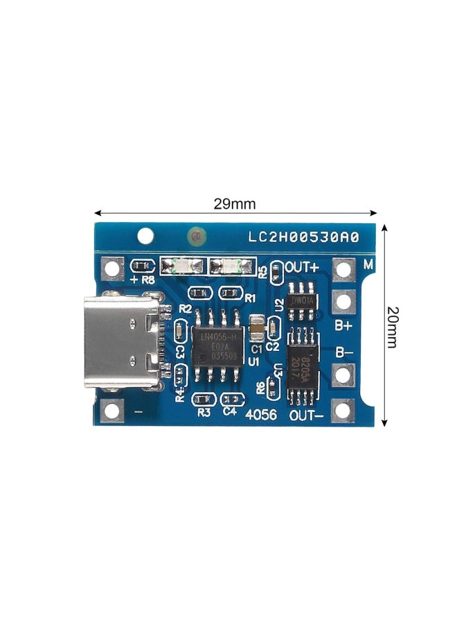 Atnsinc - 15 Pieces S 5V 1A Tp4056 Charging Module Type C Usb 18650 Lithium Battery Charger Board With Protection Type C Usb - Image 1
