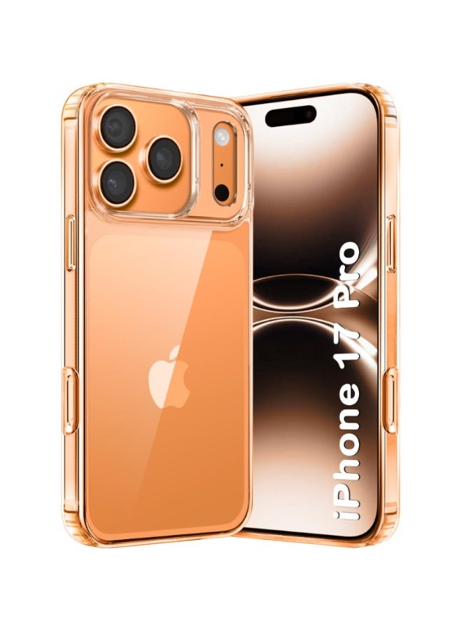 Line Ultra-Hybrid Crystal Clear Back Case Cover for iPhone 17 Pro | Shockproof Design | Camera Protection Bump | Hard Clear Back | Bumper Cover Case for iPhone 17 Pro (PC & TPU, Transparent) - Image 1