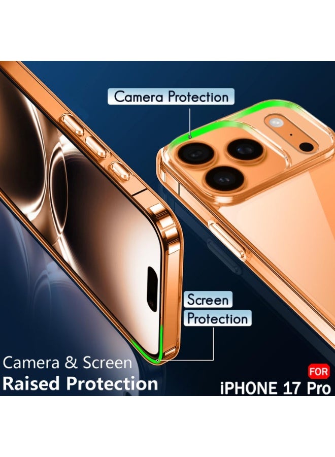 Line Ultra-Hybrid Crystal Clear Back Case Cover for iPhone 17 Pro | Shockproof Design | Camera Protection Bump | Hard Clear Back | Bumper Cover Case for iPhone 17 Pro (PC & TPU, Transparent) - Image 3