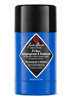 Jack Black Jack Black Pit Boss Mens Deodorant Antiperspirant - Deodorant Men Sensitive Skin, Antiperspirant for Men, Mens Gifts for Christmas, Gifts for Men, Mens Stocking Stuffers, Stocking Stuffer for Men  - Image 1