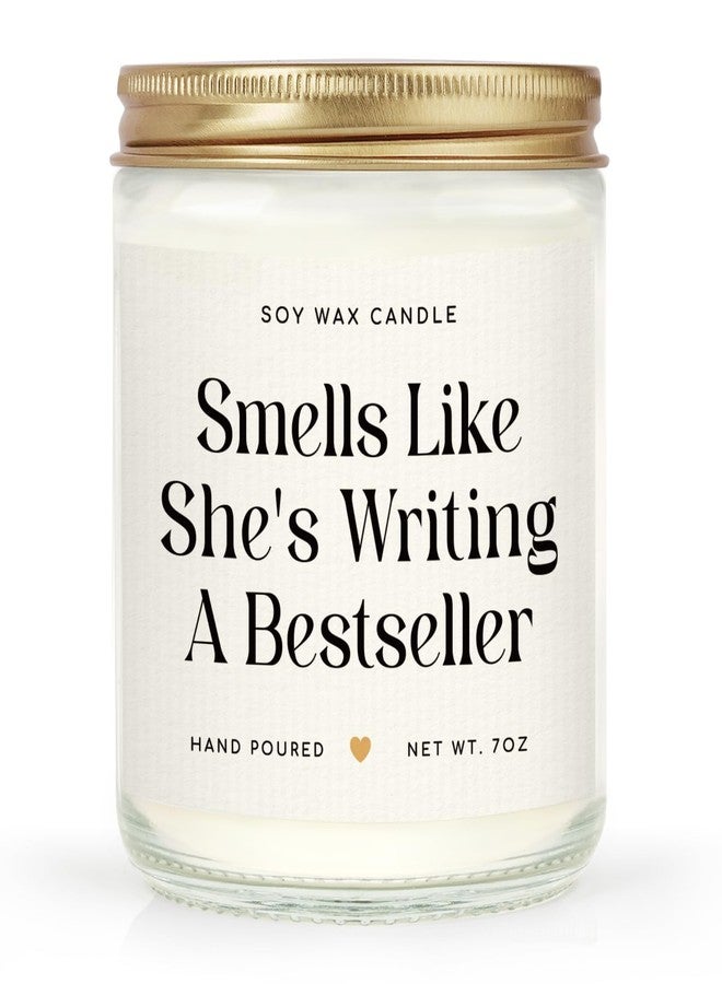 SteadStyle Writer Gifts for Women - Creative Future Author Gifts for Writers, Cool Presents for Book Novelist Screenwriter Writing Enthusiasts Author Inspiration Lavender Scented Soy Wax Candles 7oz​ - Image 1