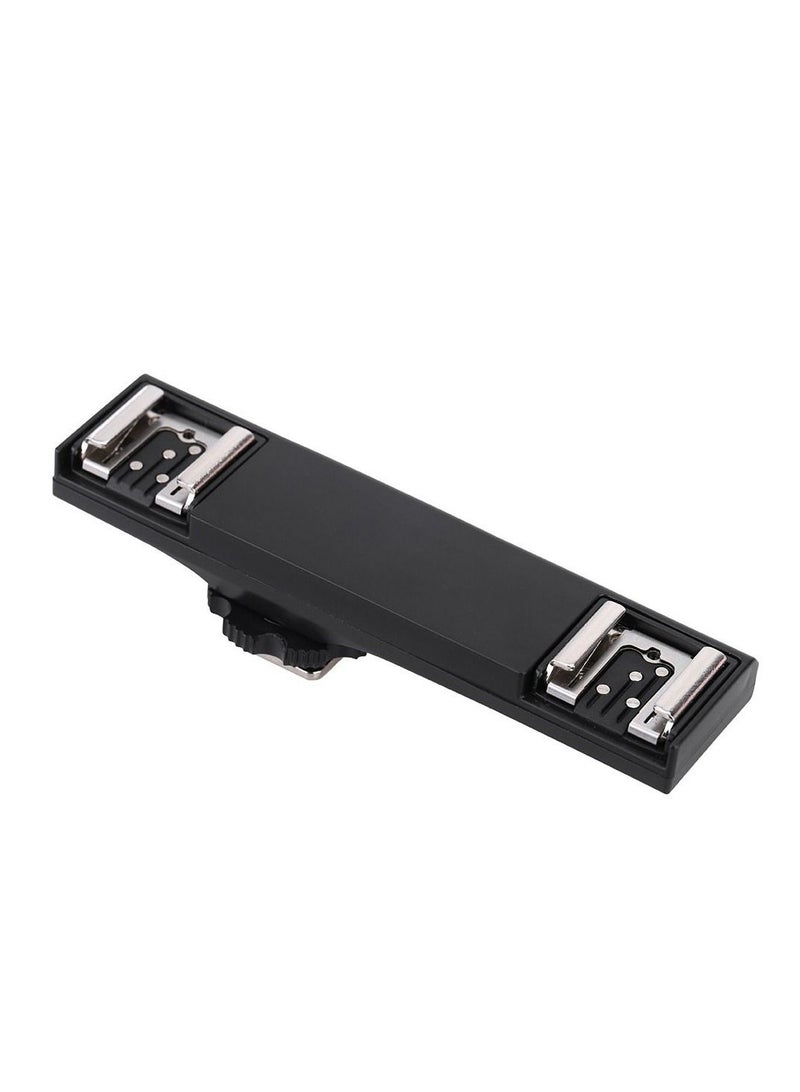 KASTWAVE Camera Hot Shoe Splitter, Loadable Up to 3 Kg SLR Dual Hot Shoe Splitter, Convenient Ultralight for Canon'S I-TTL(for Canon) - Image 2