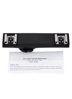 KASTWAVE Camera Hot Shoe Splitter, Loadable Up to 3 Kg SLR Dual Hot Shoe Splitter, Convenient Ultralight for Canon'S I-TTL(for Canon)  - Image 4