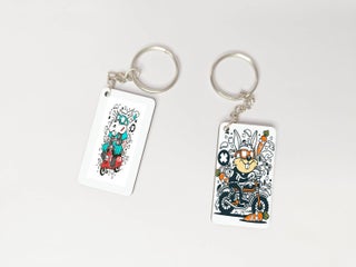 OUTFITQUE Premium Pack of 2 Anime245 Printed Long Keychain For Bike Scooty Car MDF Keyholder - pzsku/ZB15423FE1538304315F7Z/45/1748244409/f8938265-ea1b-4292-a80b-e919f009fb49