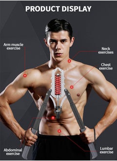 GROIC Twister Arm Exerciser - Adjustable 0-200KG Home Chest Expander/Shoulder Muscle Training Fitness Equipment/Arm Enhanced Exercise Strengthener  - Image 3
