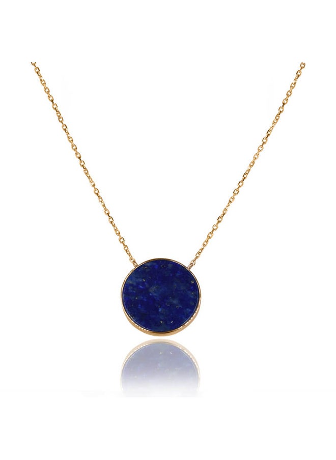 Capri Gold Dubai Jewel Factory Lapis Lazuli Necklace in 18k White Gold.  - Image 2
