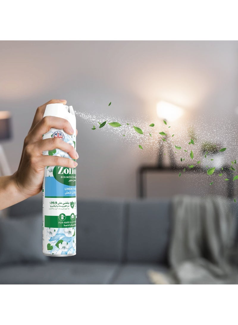Zoflora رذاذ معطر هواء متعدد الأغراض مطهر طازج برائحة الكتان - Image 5