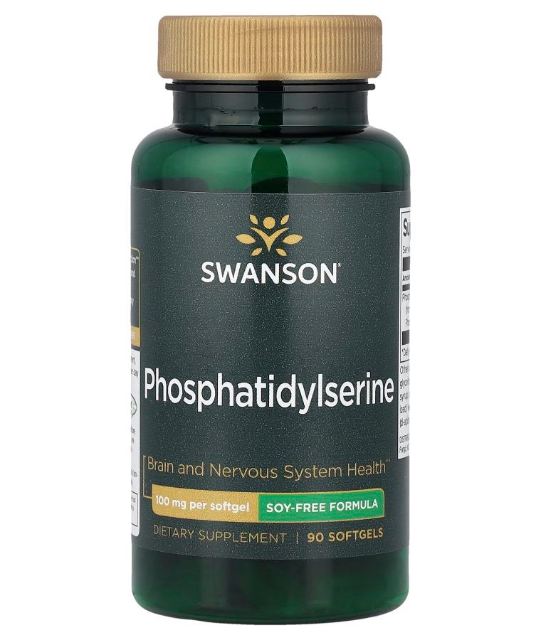 SWANSON Phosphatidylserine Soy-Free Formula 100 mg 90 Softgels