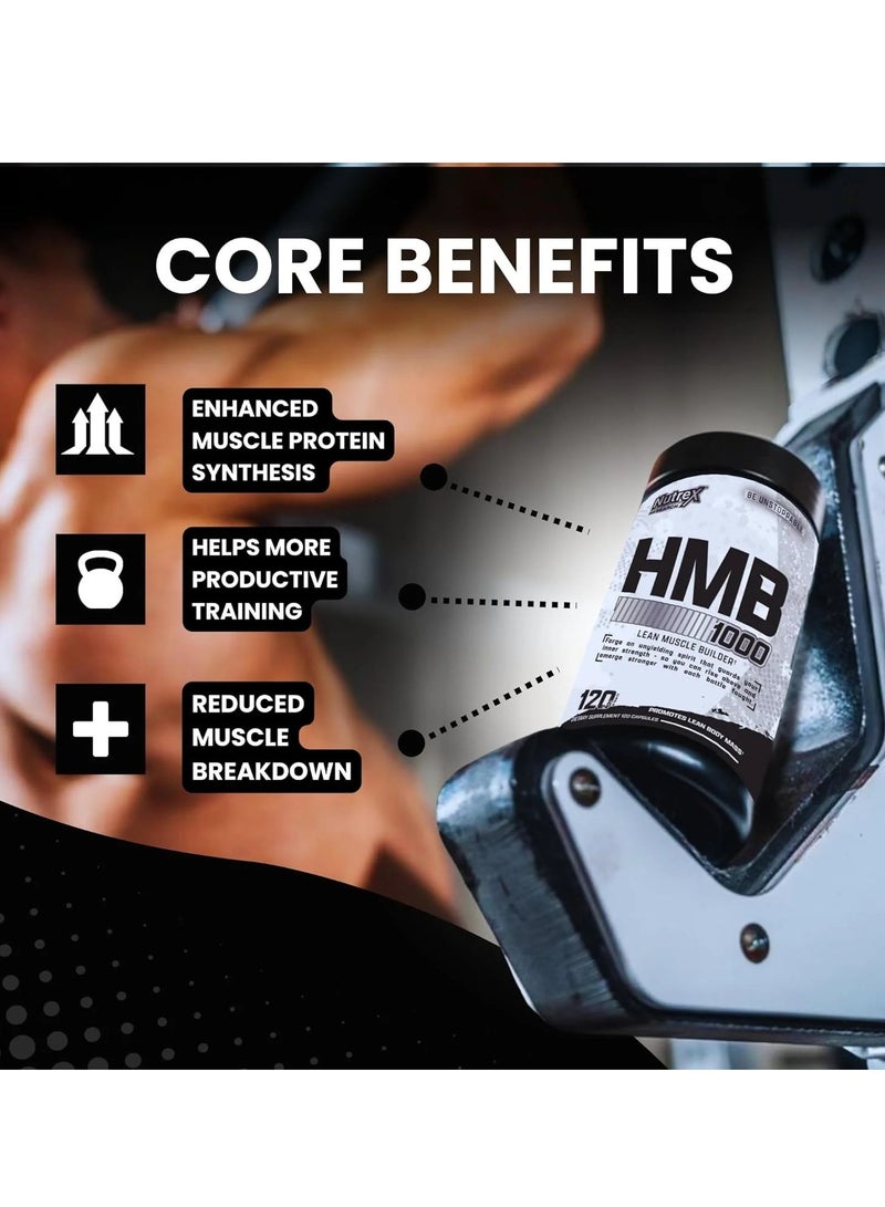 نورتكس ريسيرش HMB، 1000 ملغ، 120 كبسولة - Image 5