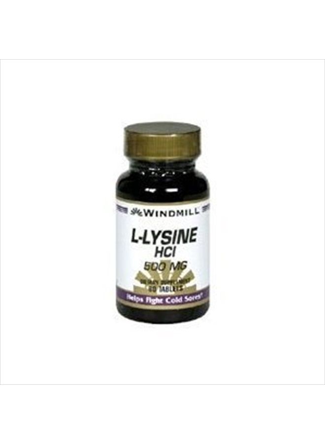 L-Lysine 500 Mg Tabs 120'S Windmill