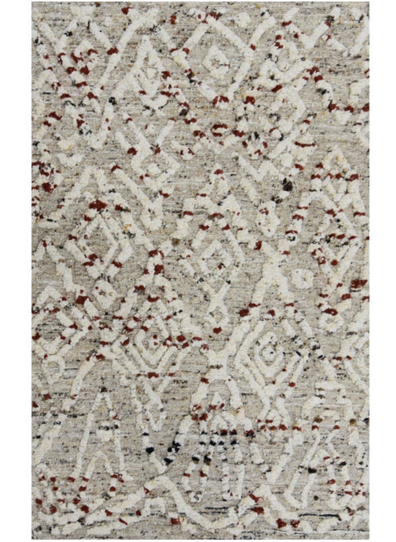 AURUM HOME Handknotted Carpets, Meticulously Handmade for Timeless Elegance AH026B Wool, Rectangle  - Image 3