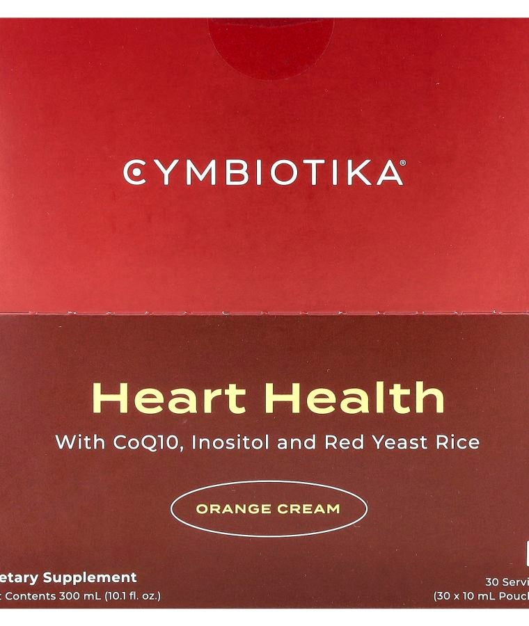 Heart Health Orange Cream 30 Pouches 0.3 fl oz (10 ml) Each