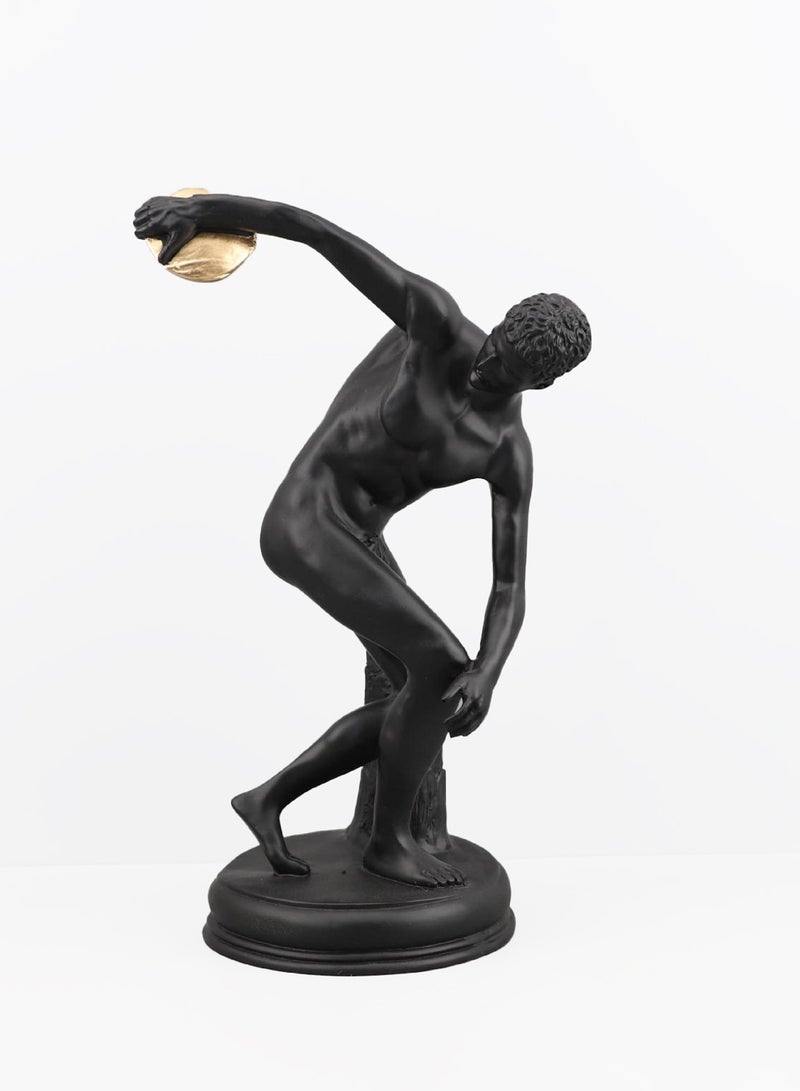 Classic Discus Thrower Statue Athlete Games Decorative Statue Collectible Figurine for Home Office Bookshelf Decor  - Image 1
