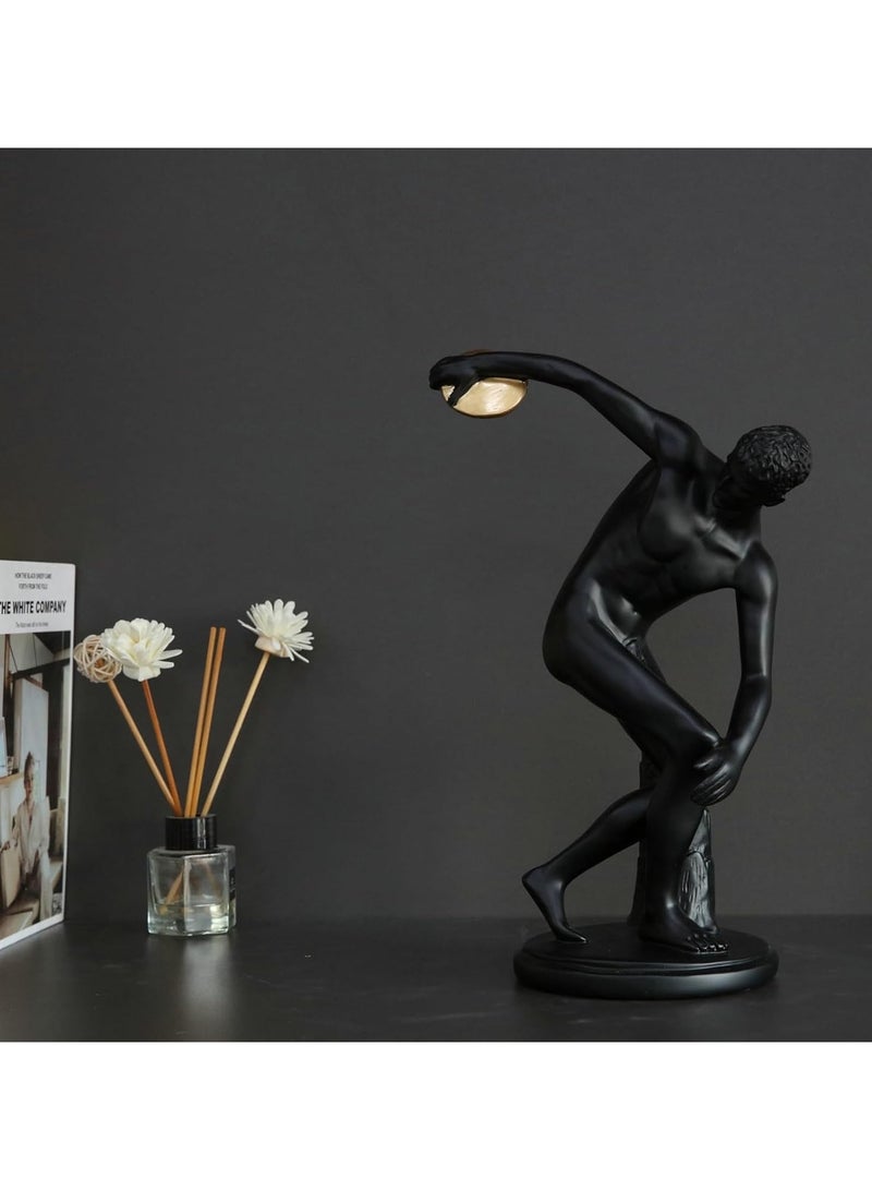 Classic Discus Thrower Statue Athlete Games Decorative Statue Collectible Figurine for Home Office Bookshelf Decor  - Image 3