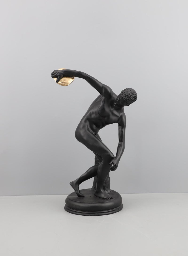 Classic Discus Thrower Statue Athlete Games Decorative Statue Collectible Figurine for Home Office Bookshelf Decor  - Image 4
