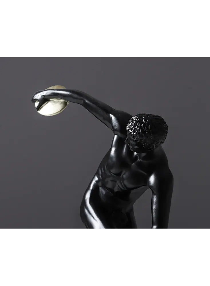 Classic Discus Thrower Statue Athlete Games Decorative Statue Collectible Figurine for Home Office Bookshelf Decor  - Image 5