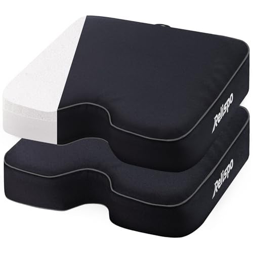 Relispo 35 Inch Stadium Seats for Bleachers with Integral Cutting Memory Foam Stadium Seat Cushion Waterproof Extra Thick Bleacher Cushion Portable Stadium Cushions for Indoor Outdoor Events - Image 1