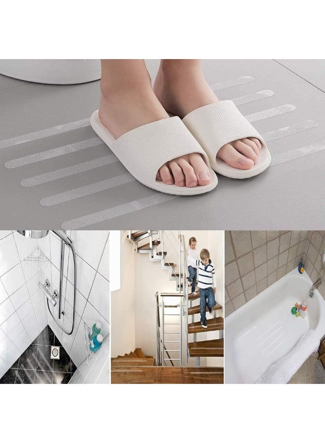 ملصقات حوض استحمام مقاومة للانزلاق 15 قطعة شرائط دش لاصقة غير قابلة تضيف قوة جذب لاحواض الاستحمام حمامات السباحة القوارب السلالم الاسطح الزلقة شفاف الحيوانات الأليفة - Image 3