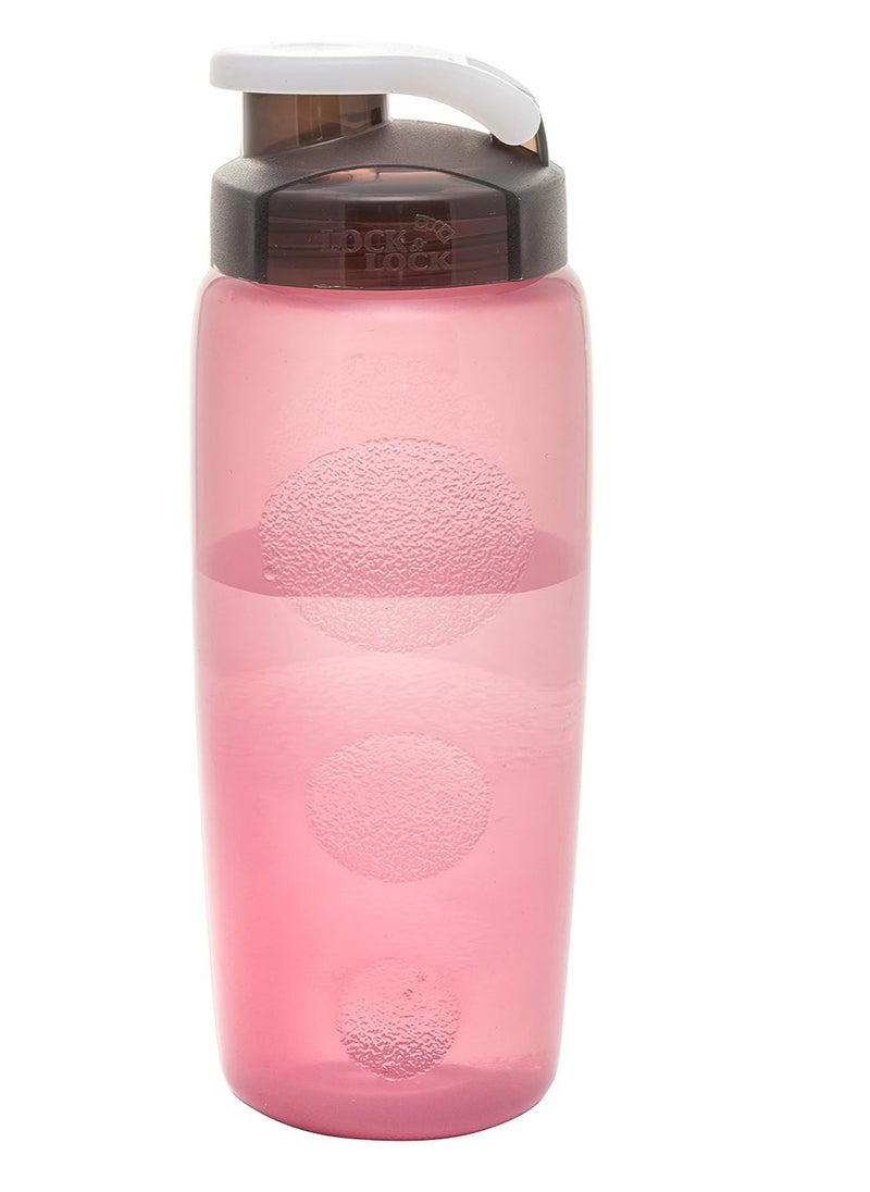 LOCK & LOCK LocknLock Eco-Friendly 500ml Sports Handy Bottle - Durable, Heat Resistant, Pink  - Image 2