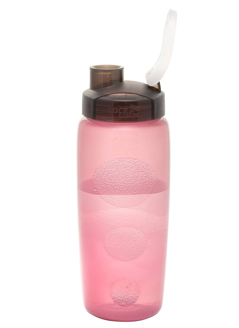 LOCK & LOCK LocknLock Eco-Friendly 500ml Sports Handy Bottle - Durable, Heat Resistant, Pink  - Image 4
