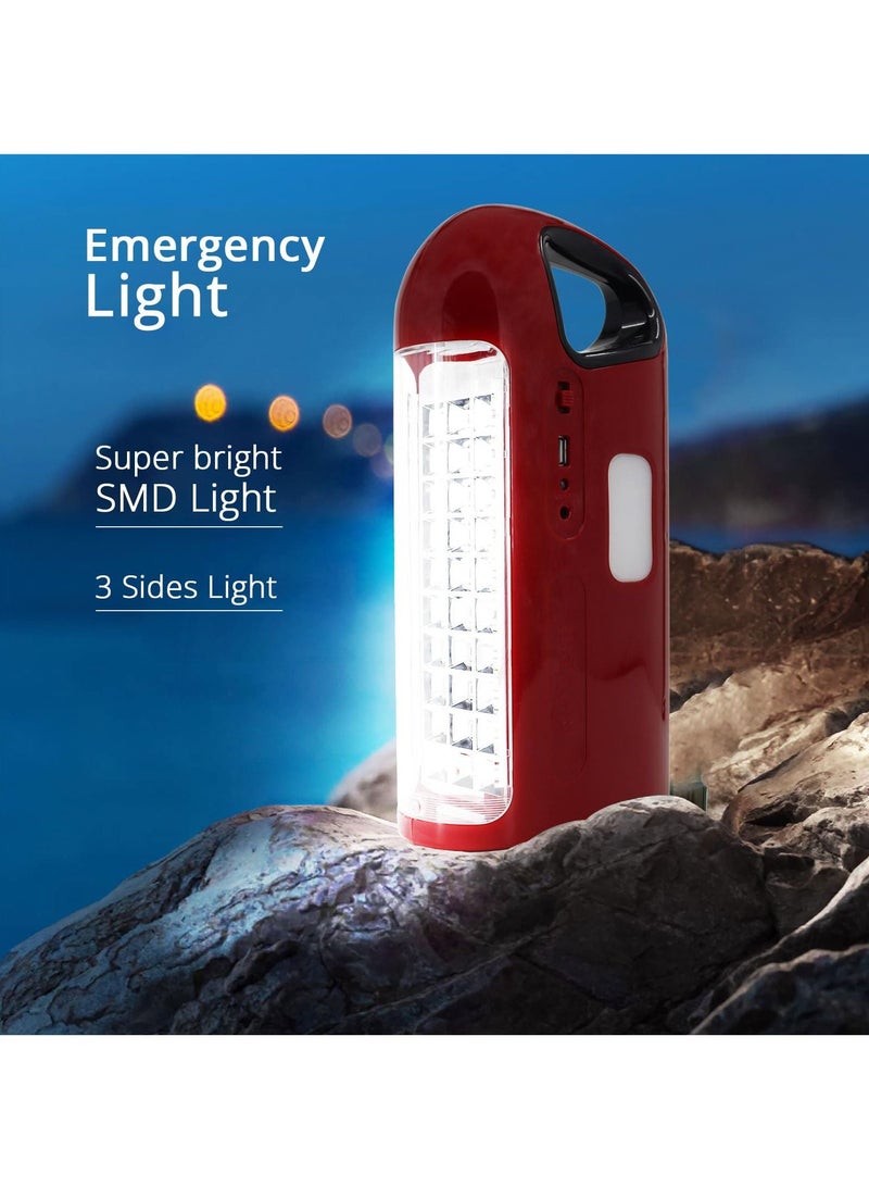 Mr. Light 66PCS Super Bright SMD Light Mobile USB Type Solar Jack Unbreakable Transparent Cover Emergency Lantern For Outdoor Hiking