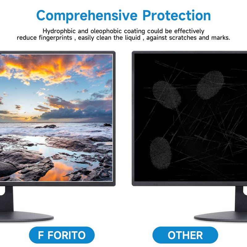 FFORITO F FORITO 2-Pack 21.5 inch Anti Glare Matte Computer Screen Cover, Eye Protection Desktop Screen Protector Compatible with All 21.5" Widescreen Desktop with 16:9 Aspect Ratio - Image 2