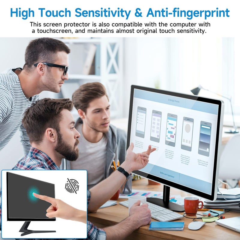 FFORITO F FORITO 2-Pack 21.5 inch Anti Glare Matte Computer Screen Cover, Eye Protection Desktop Screen Protector Compatible with All 21.5" Widescreen Desktop with 16:9 Aspect Ratio - Image 5