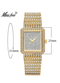 MISS FOX Fashion Diamond Inlaid Watch  - Image 2