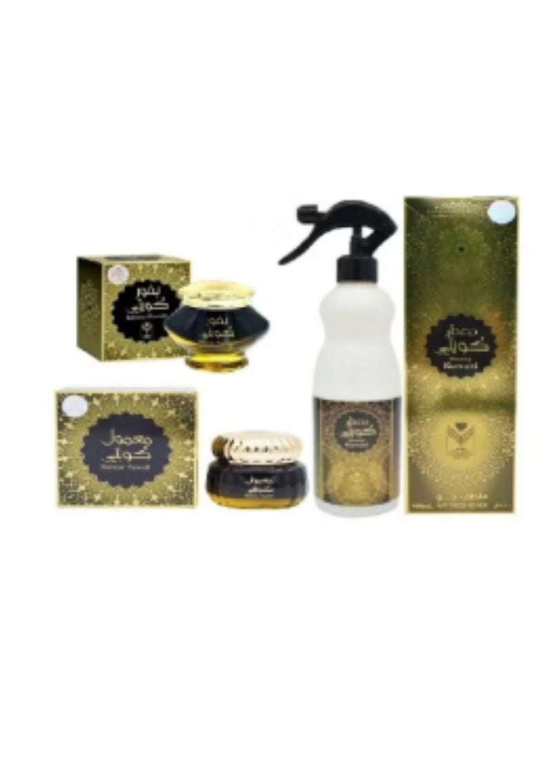 الماس للعطور 3 قطع معمول كويتي 60 جرام بخور كويتي 40 جرام معطر منزل كويتي 480 مل  - Image 2
