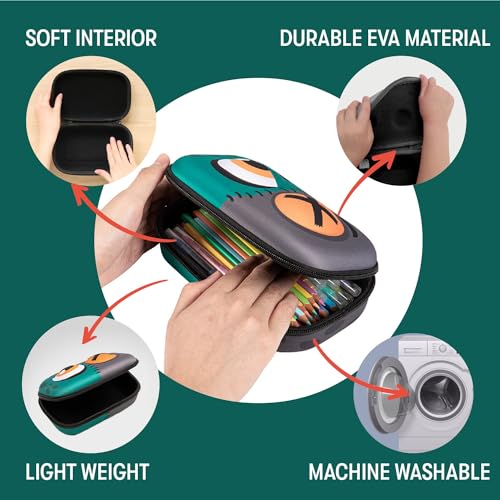 Zipit صندوق أقلام ZIPIT زومبي للأولاد، حقيبة أقلام كبيرة السعة للمدرسة، صندوق تنظيم القرطاسية - Image 3