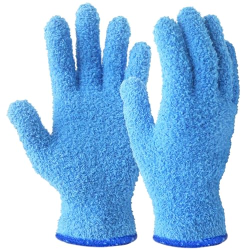 Evridwear Microfiber Plant Dusting Gloves Reusable Leaf Cleaning Glove for Houseplants,Blinds,Furniture and Small Objects - Image 1