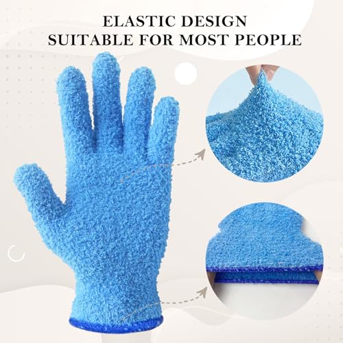 Evridwear Microfiber Plant Dusting Gloves Reusable Leaf Cleaning Glove for Houseplants,Blinds,Furniture and Small Objects - Image 3