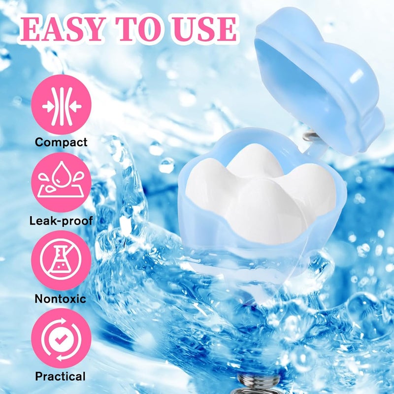 JIYIN 20 Pcs Tooth Necklace Boxes for Lost Teeth Organizer Cute Plastic Tooth Holder Cases Baby Milk Teeth Storage Case Colorful ToothFairy Box for Kids Keepsake Ornaments Accessories 5 Color A - Image 5