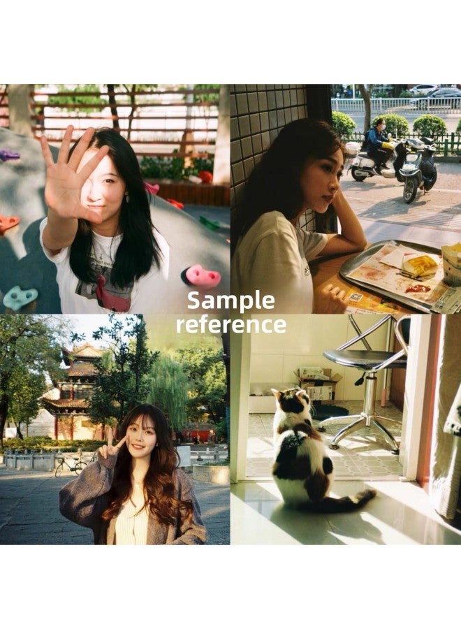 Generic Polaroid Photo Paper Mini Birthday Gift Film Camera Non-Polaroid Girl Girlfriends Practical Gift For Girlfriend-Body Color:Big Head KT Cat Camera + Waterproof Shell + Manual  - Image 3