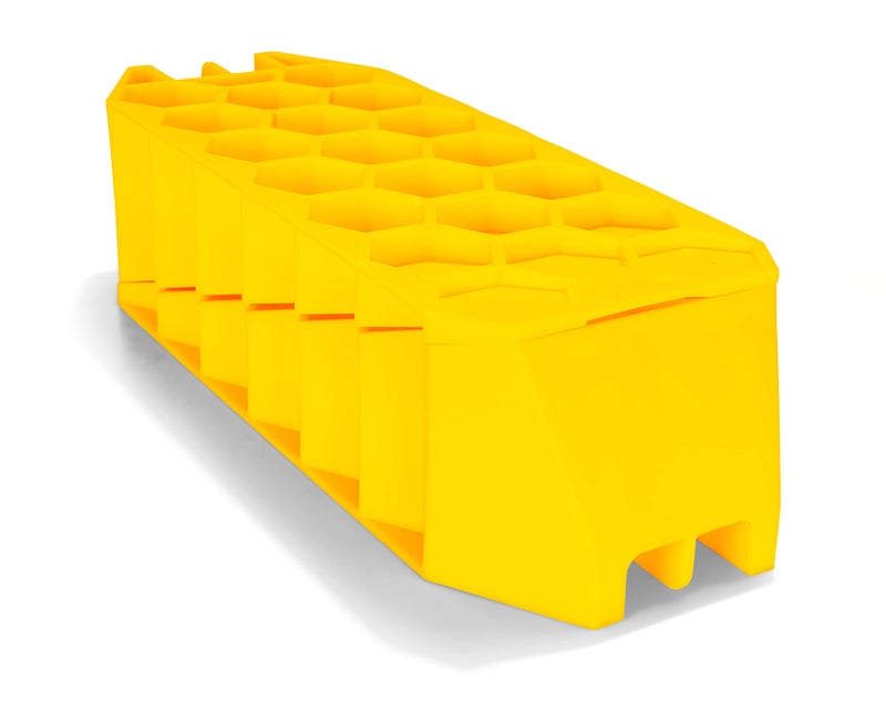 Camco Camper/RV Wedge Leveler - Adds Up to 3.25â€ of Lift - Features Heavy Duty Lightweight Honeycomb Design - Compatible w/RVs with Parking Brakes - 2-Pack (44580) - Image 3