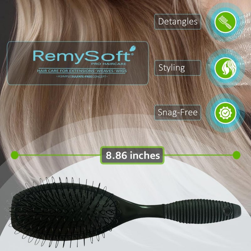 RemySoft One Twenty Three Loops - Loop Brush - Safe for Hair Extensions, Weaves and Wigs - Image 5