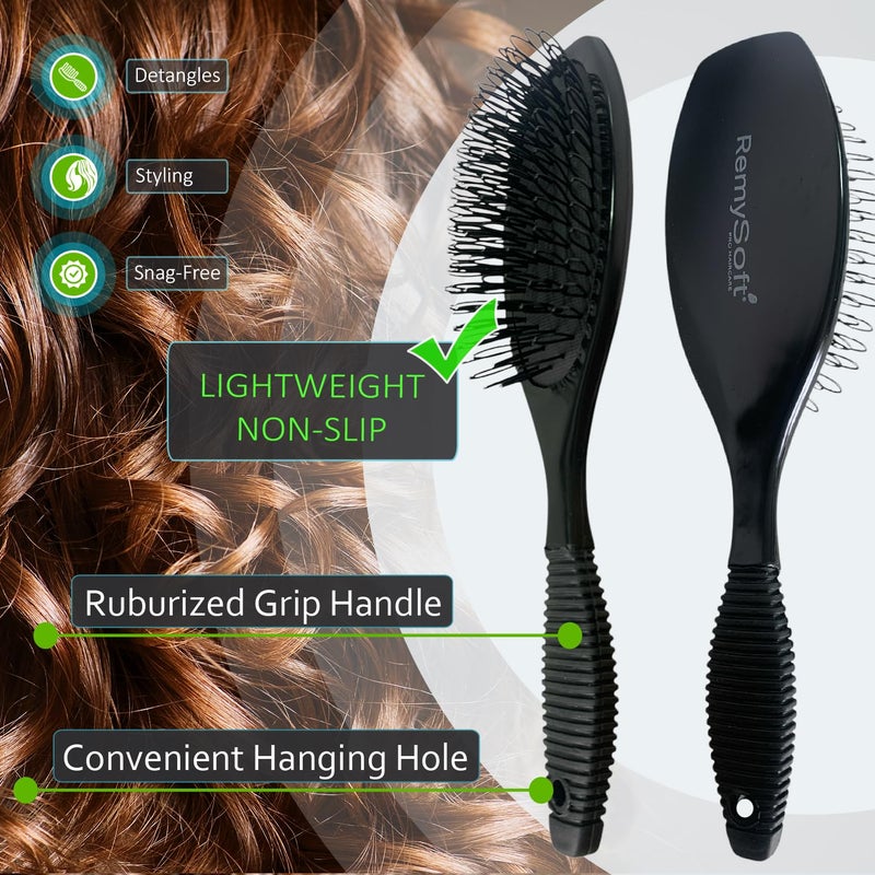 RemySoft One Twenty Three Loops - Loop Brush - Safe for Hair Extensions, Weaves and Wigs - Image 3