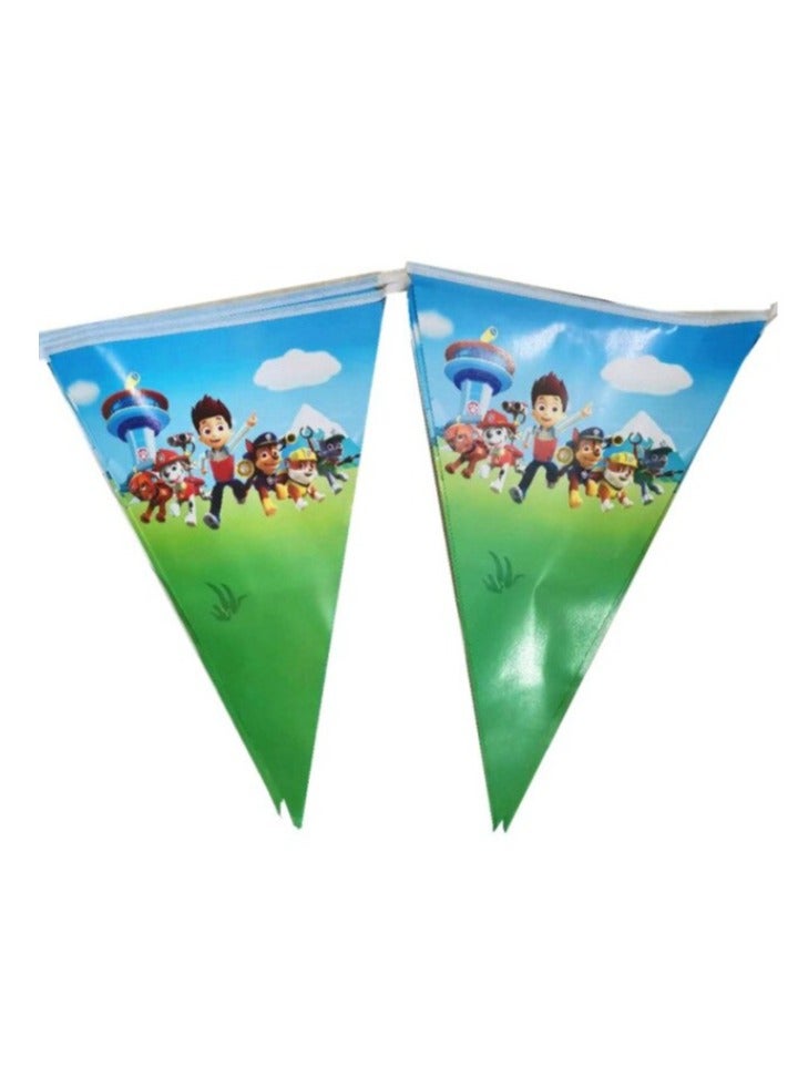 Tamona Paw Patrol Birthday Party Decoration Banner Flag - Image 2