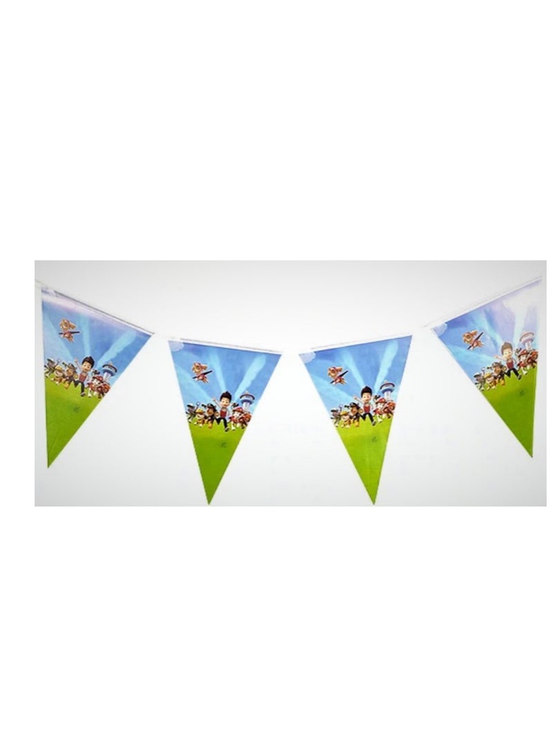 Tamona Paw Patrol Birthday Party Decoration Banner Flag - Image 3