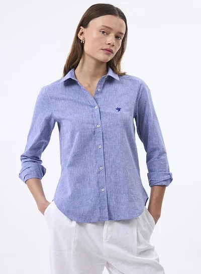 FELIX HARDY Linen Blended Shirt for Women