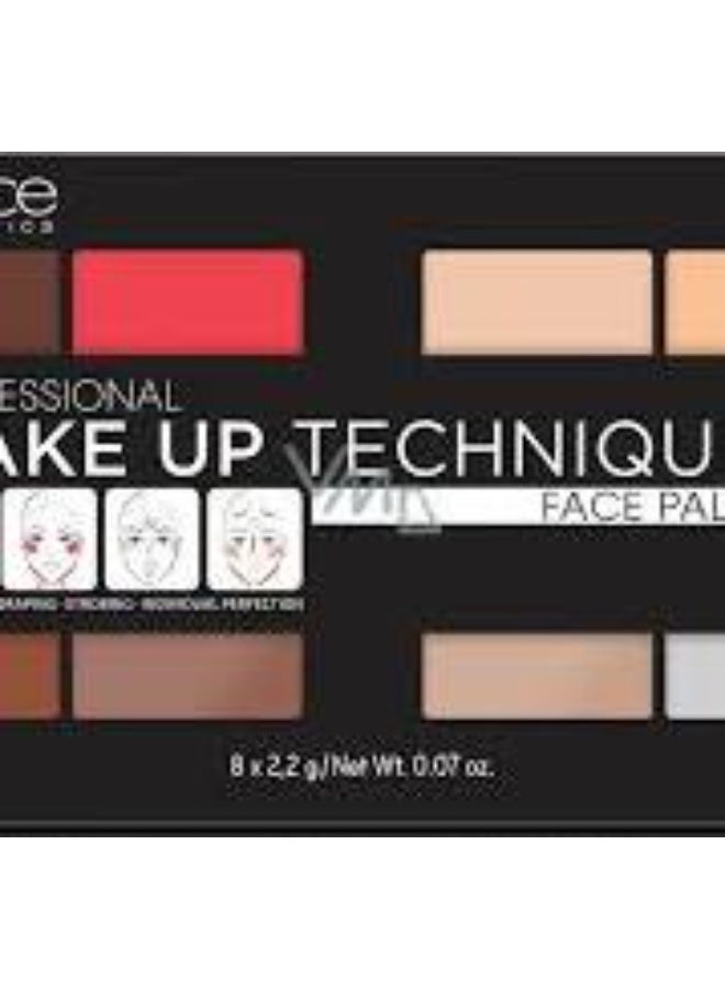 كاتريس باليت الوجه بروفيشنال ميك اب تكنيكس من كاتريس، فوليوم وان 010 - Image 2