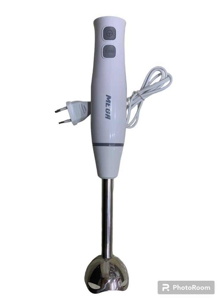 MEGA - Hand Blender, 2 Speeds, 300 Watt, Stainless Steel, White - Image 1