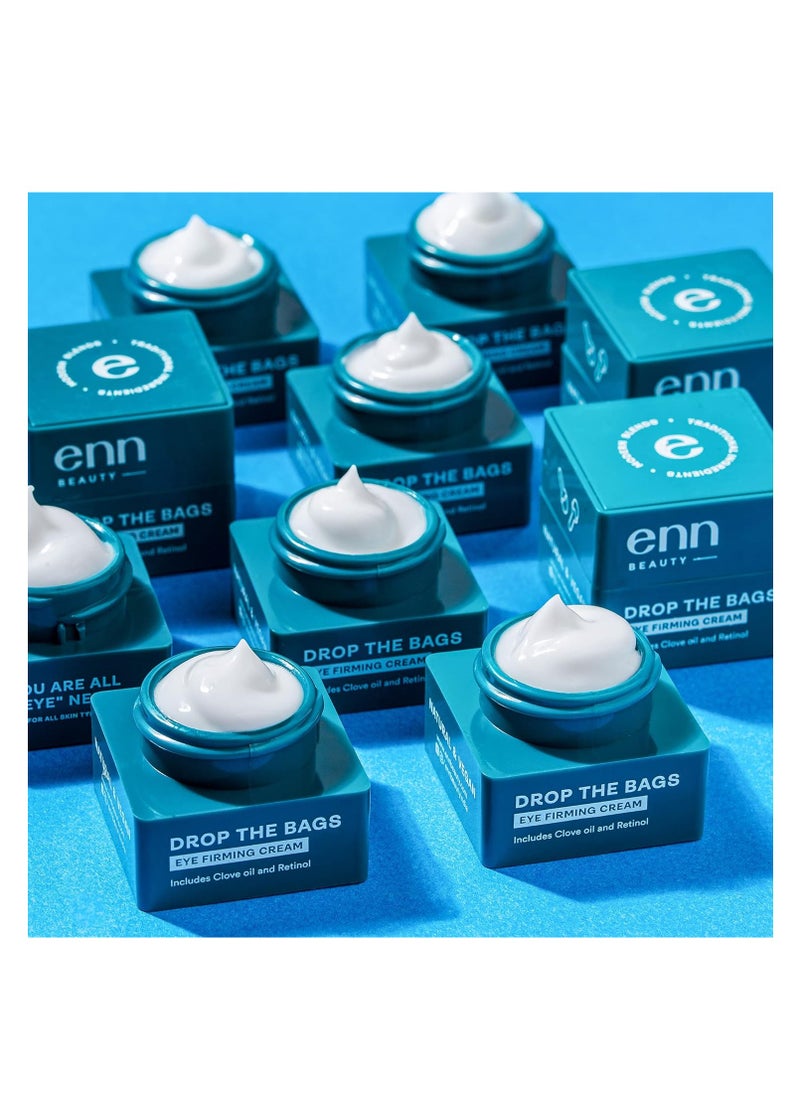 ENN - ENN Drop The Bags Eye Firming Cream  Retinol under eye cream  Wrinkles and Fine Line Removal Natural For Men and Women 7gm - Image 1