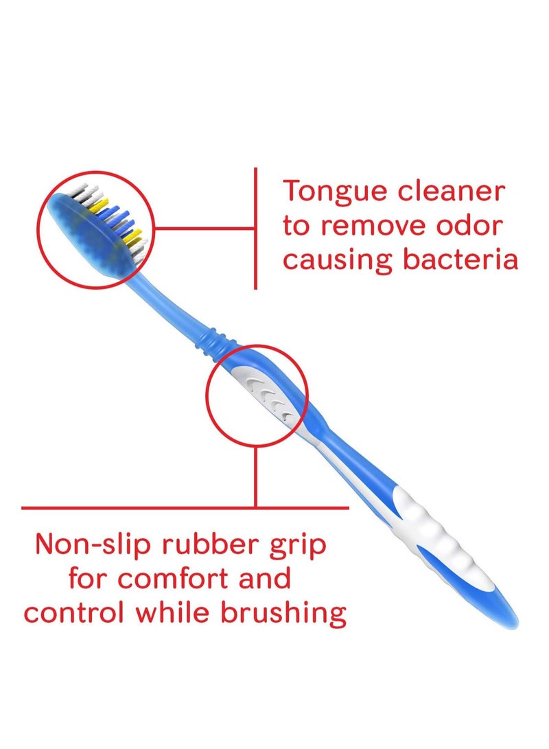 كولجيت عبوتين كولجيت اكسترا كلين فرشاة أسنان وسط - Image 3