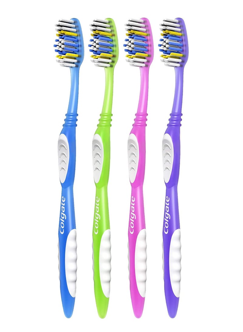 كولجيت عبوتين كولجيت اكسترا كلين فرشاة أسنان وسط - Image 4