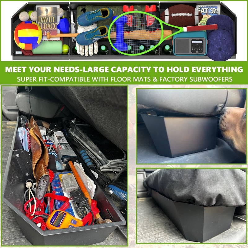 TOPOWN Metal Under Seat Storage Box for Ford Trucks - Image 2