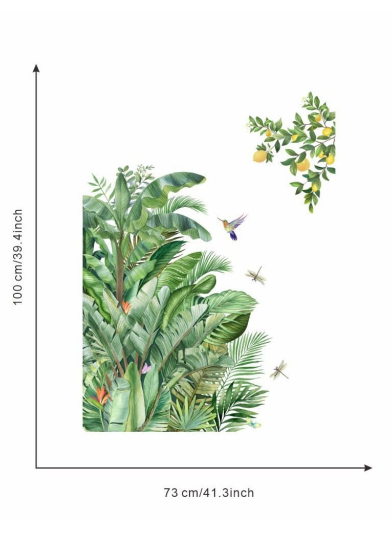 Bluejw Plant Wall Stickers Perfect For Bedrooms Living Room And Bathroom  - Image 2